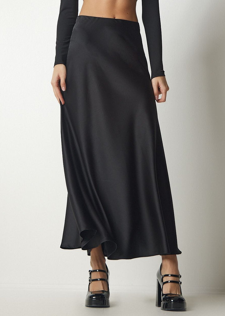 Lizzie Satin Maxi Dress