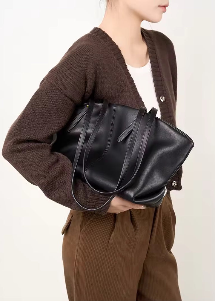 Eco-Leather Tote Shoulder Bag