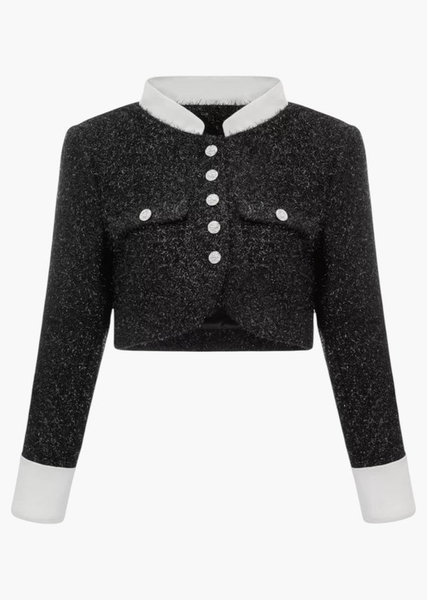 Rhea Wool Cropped Blazer