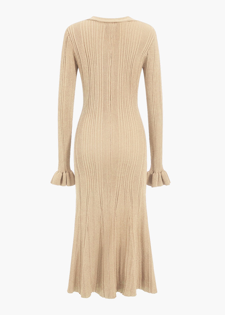 Vitalina V-Neck Knit Dress