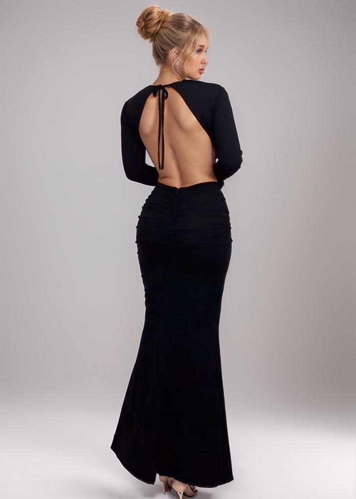 Tiana Backless Maxi Dress