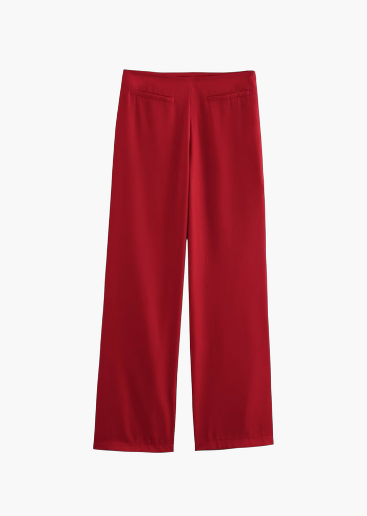 High Waist Wide Leg Trousers