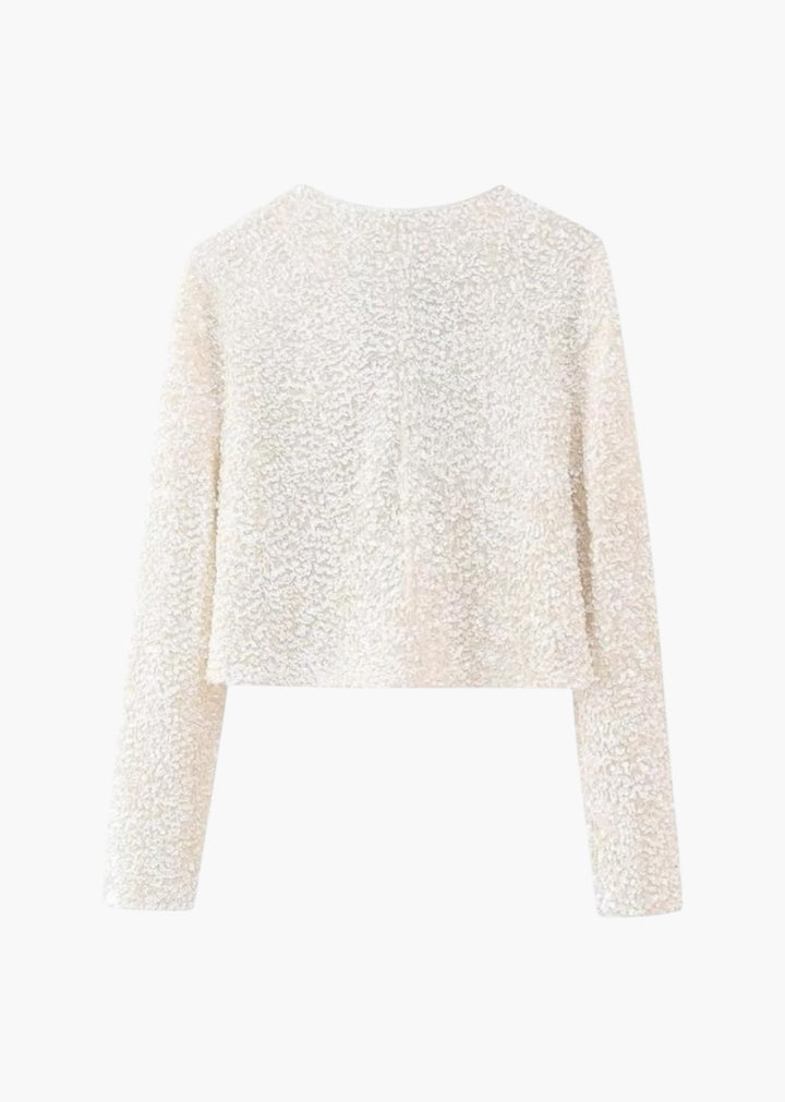 Beverley Bowknot Detail Sequined Cardigan