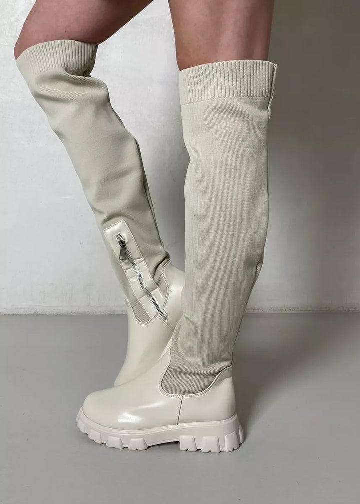 Round Toe Over-The-Knee Boots