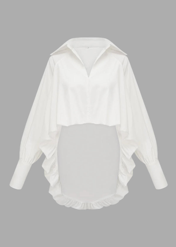 Tessa Asymmetrical Cut Long Shirt