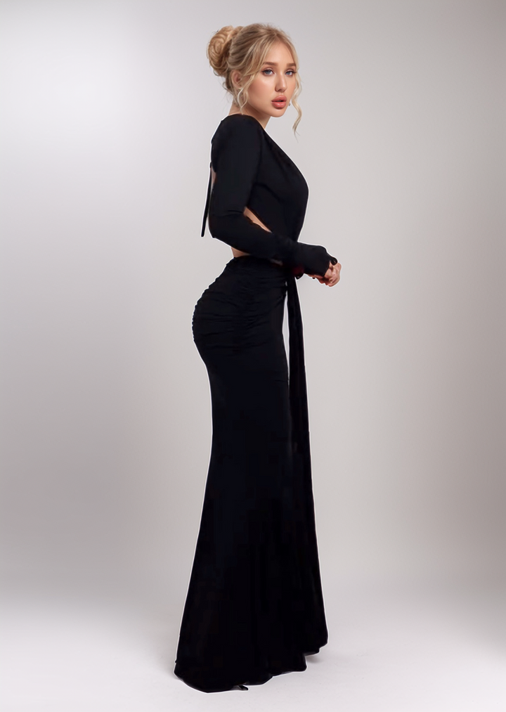 Tiana Backless Maxi Dress