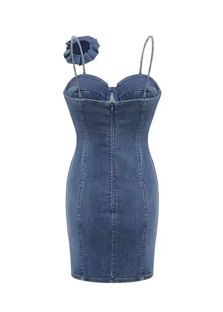 Leslie Denim Mini Dress