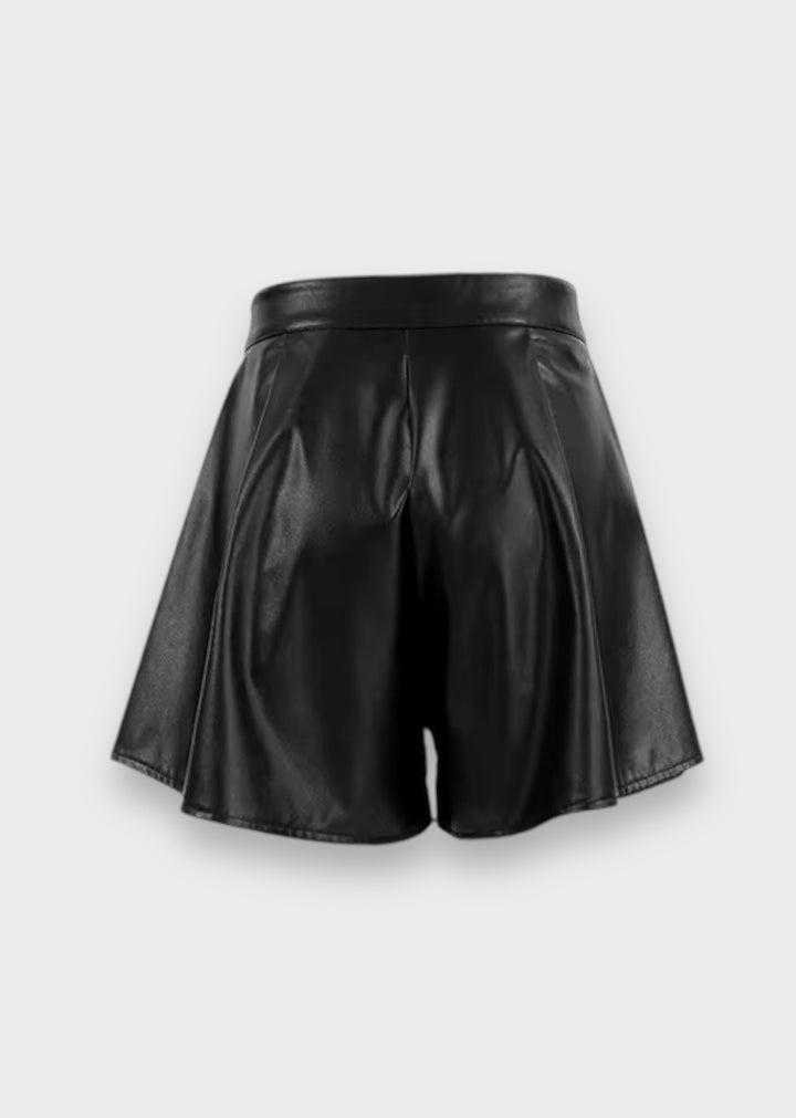 Dorothy High-Waisted Eco Leather Shorts