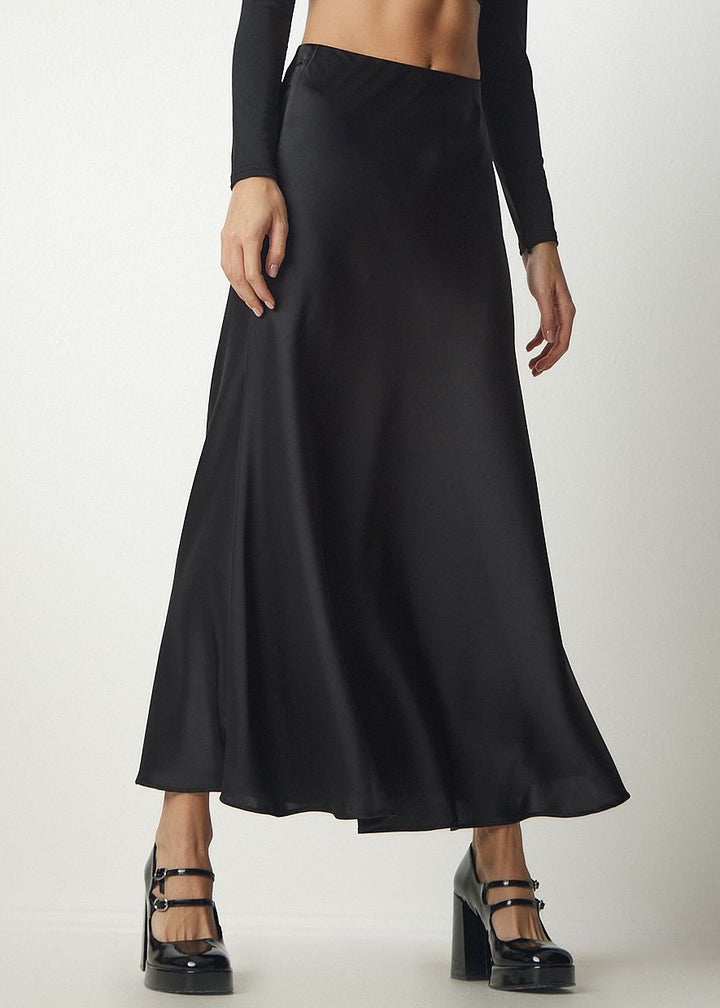 Lizzie Satin Maxi Dress