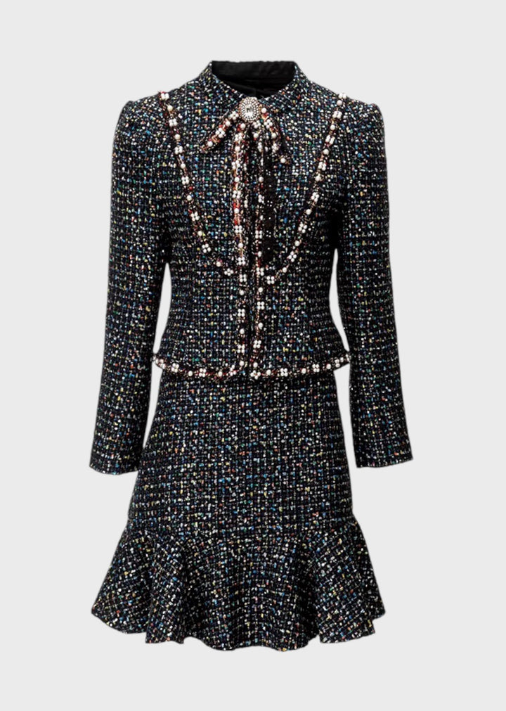 Juanita Tweed Two-Piece Suit