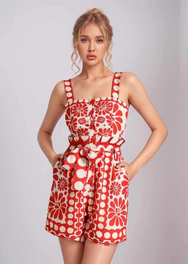 Armida Printed Playsuit