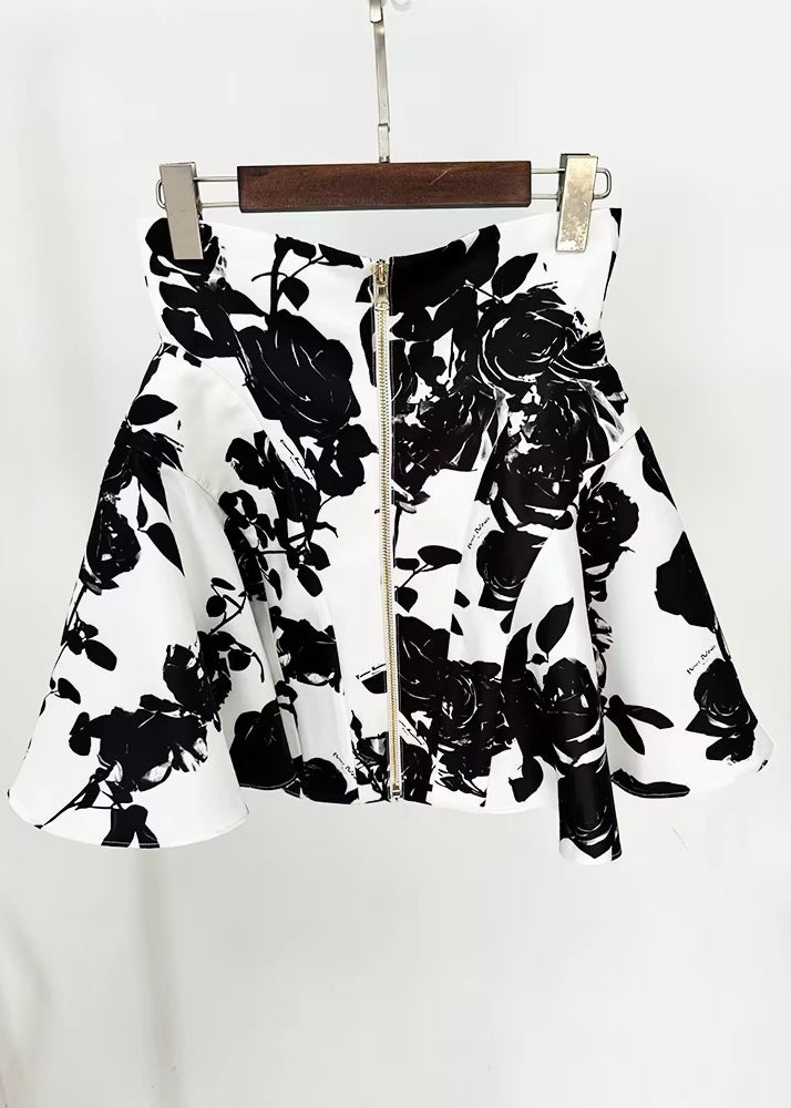 Marielle Floral Print Mini Skirt