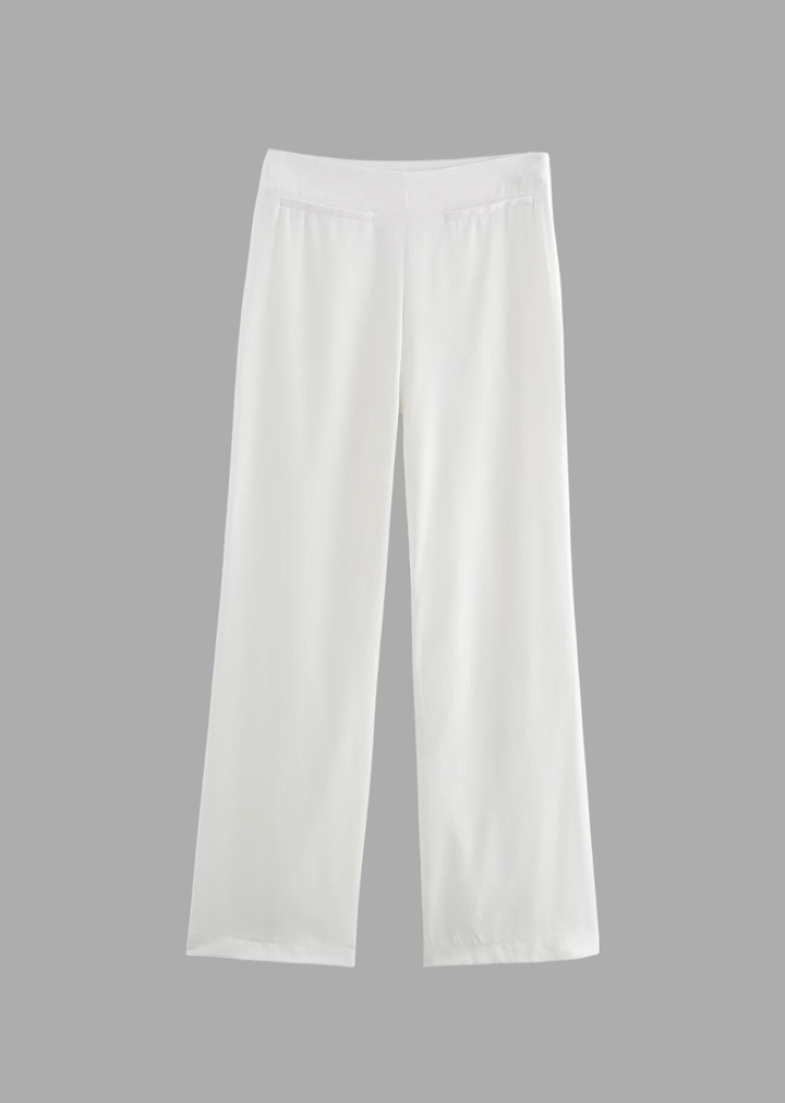 High Waist Wide Leg Trousers