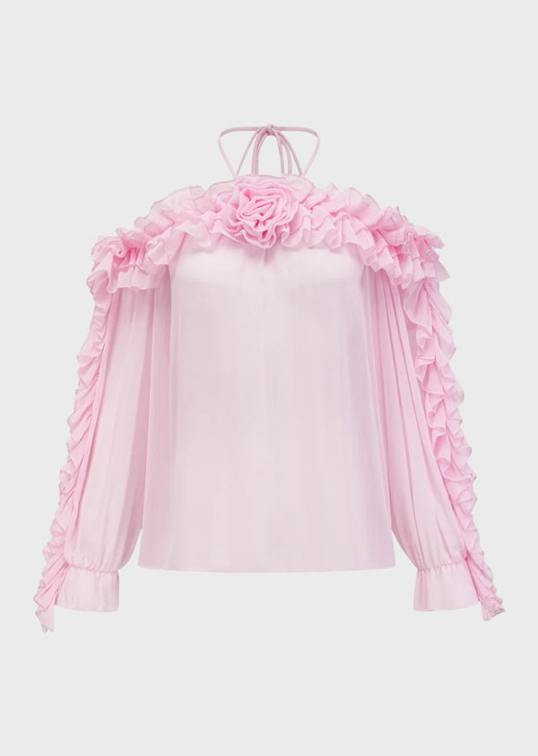 Robyn Off Shoulder Ruffled Blouse