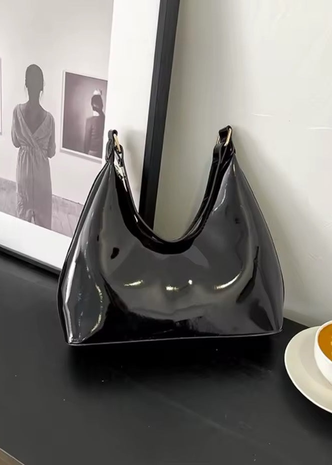 Patent Leather Shoulder Handheld Bag