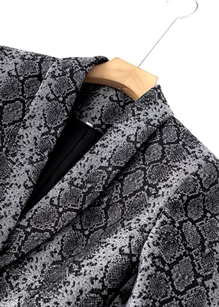 Orsola Snakeskin Pattern Blazer