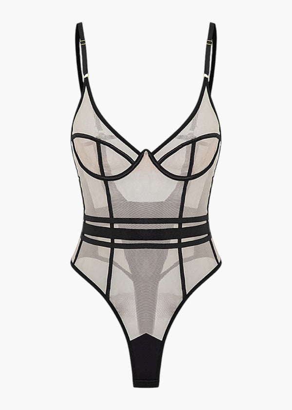 Dalena Mesh Sheer Bodysuit