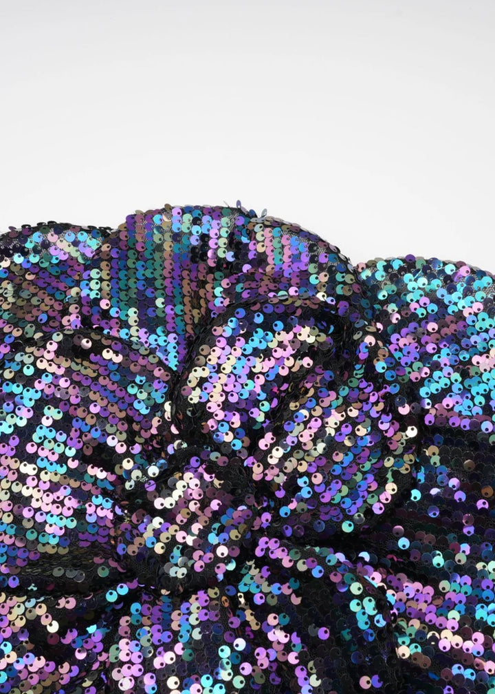 Halide 3D Floral Sequined Tube Top