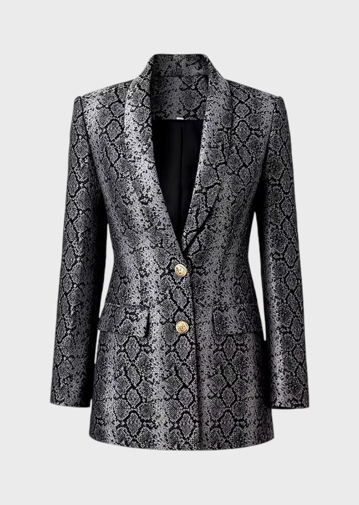 Orsola Snakeskin Pattern Blazer