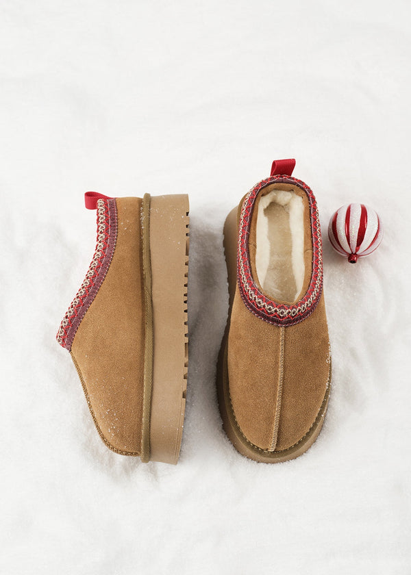 Fur Integrated Platform Snow Boots