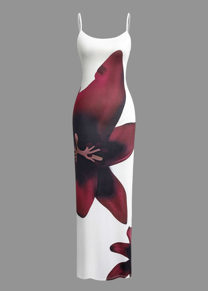 Hafize Floral Print Slip Dress