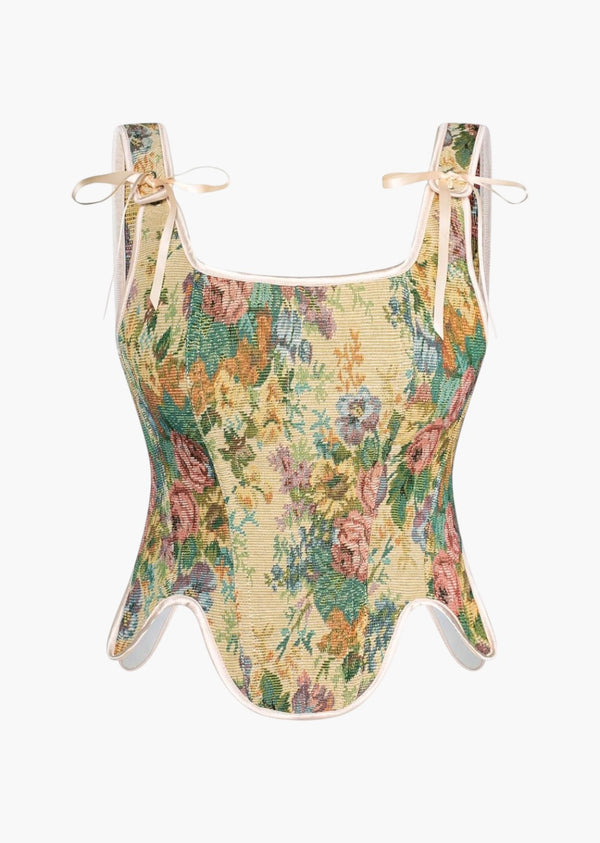 Malika Floral Corset Top