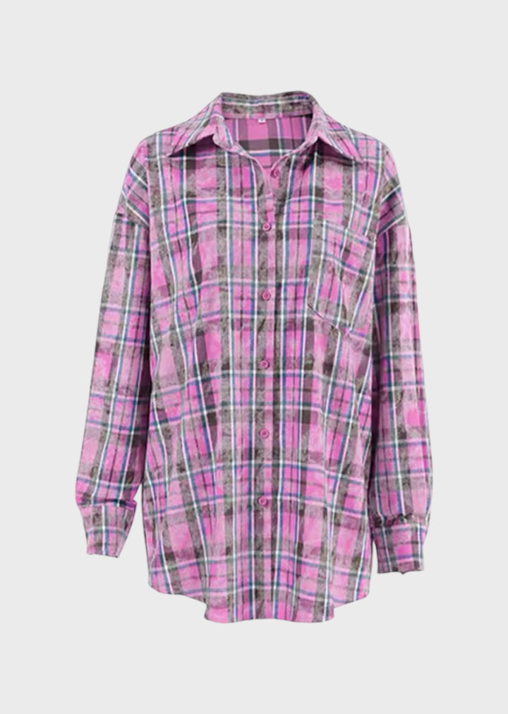 Claire Loose Plaid Shirt