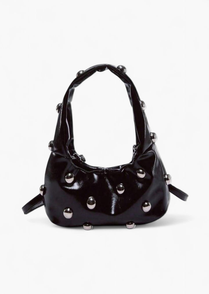 Rounded Studded Armpit Bag