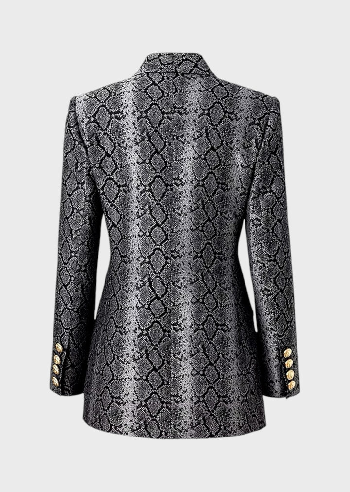 Orsola Snakeskin Pattern Blazer