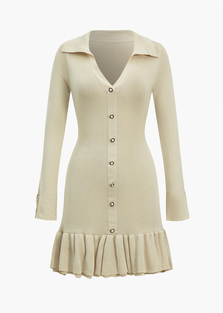 Gladys Polo Collar Mini Dress