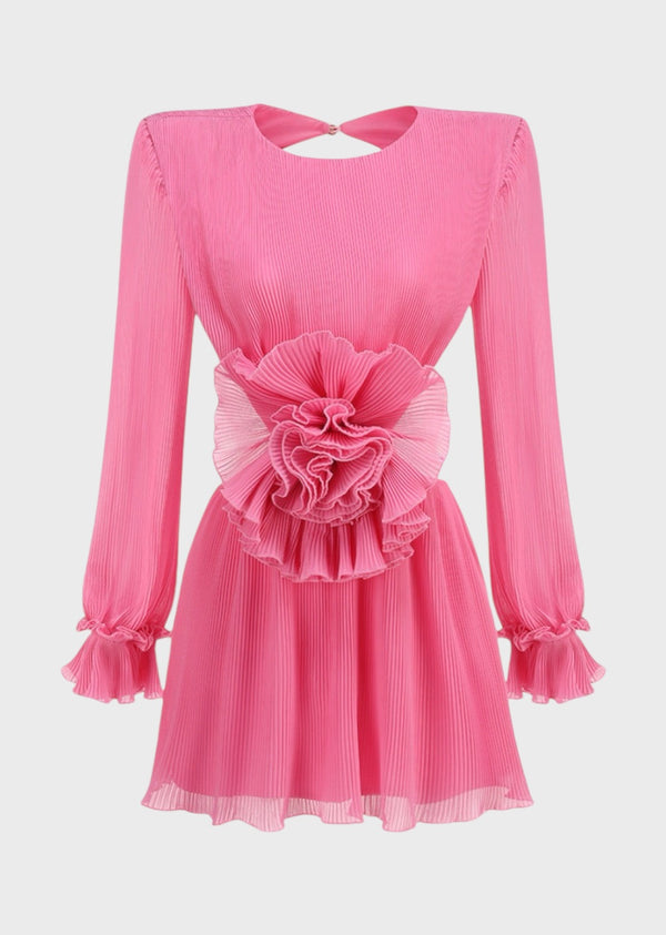 Audra Pleated Mini Dress