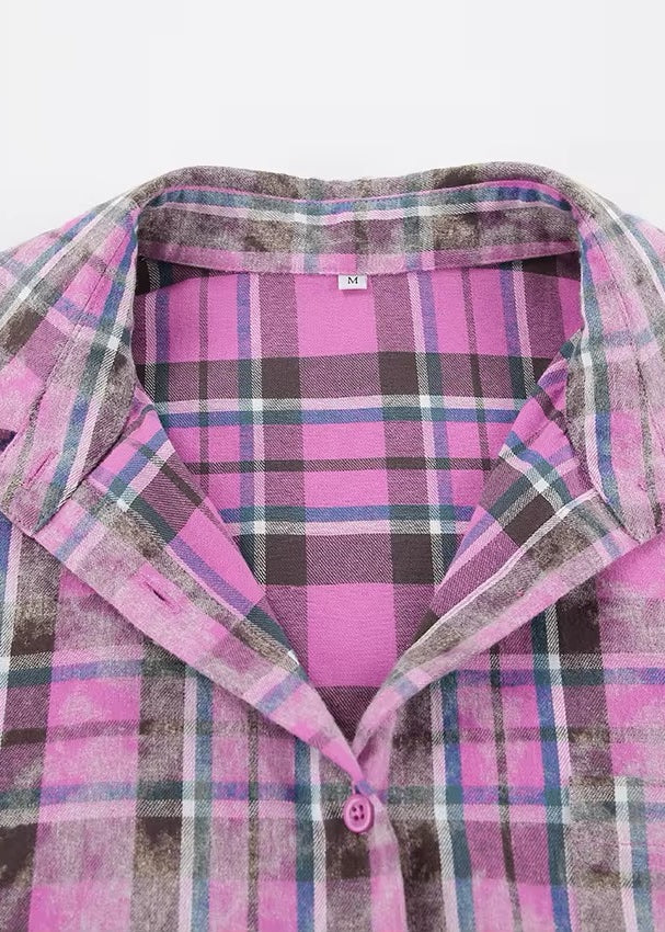 Claire Loose Plaid Shirt