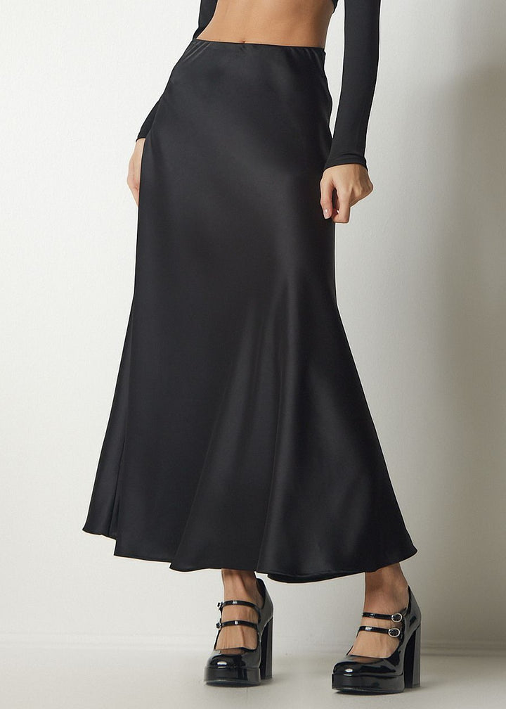 Lizzie Satin Maxi Dress