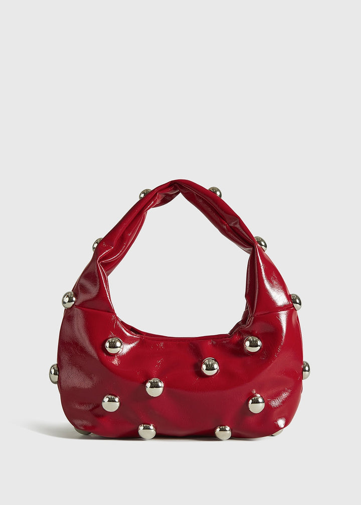 Rounded Studded Armpit Bag