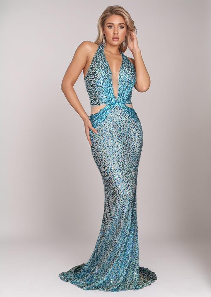 Alisha Sequined Maxi Dress