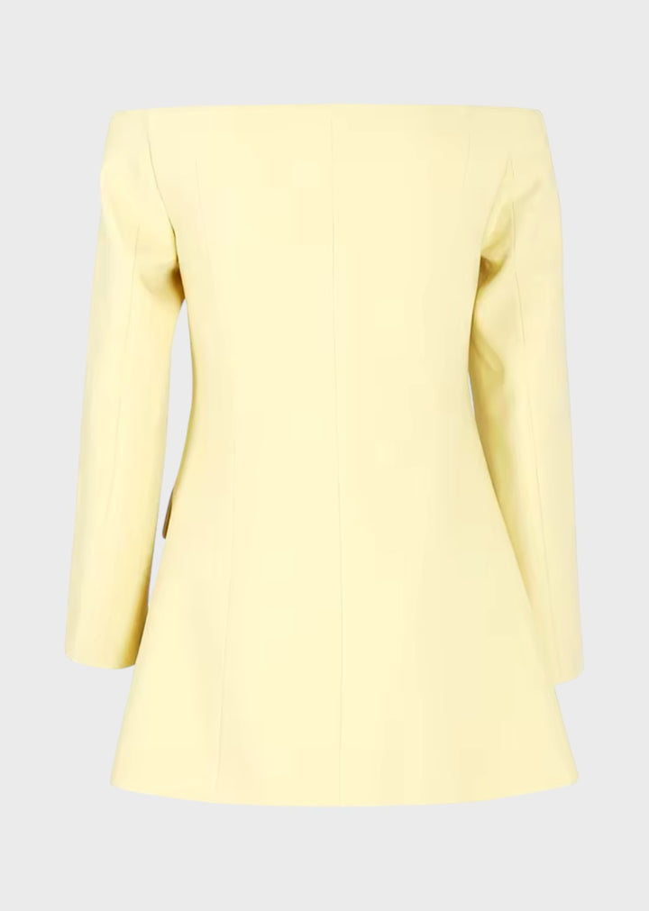 Ludovica Off-Shoulder Blazer Dress