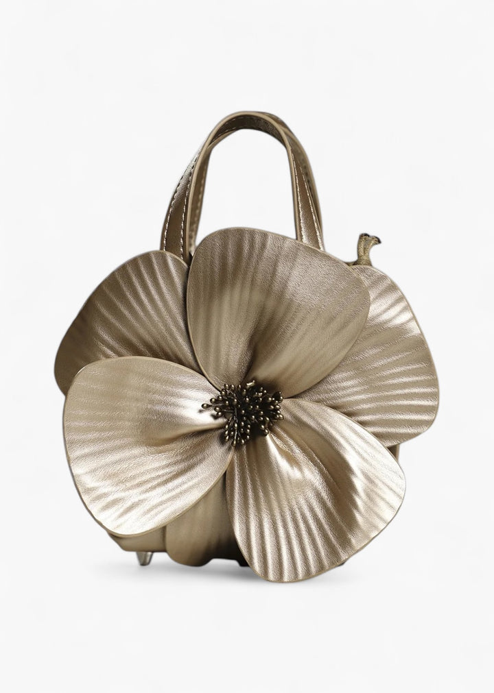 Faux Leather Floral Mini Bag