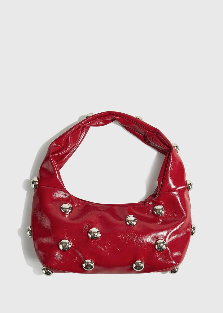 Rounded Studded Armpit Bag