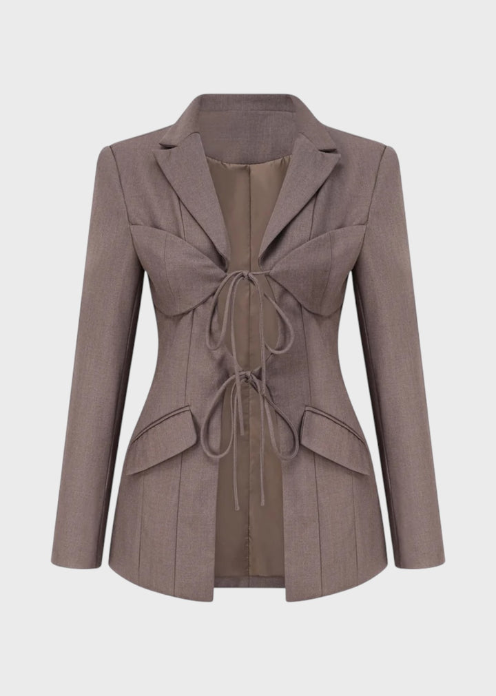 Priscilla Tied Front Blazer