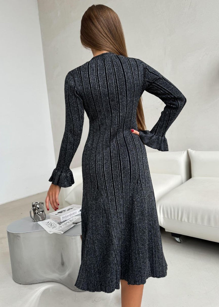 Vitalina V-Neck Knit Dress