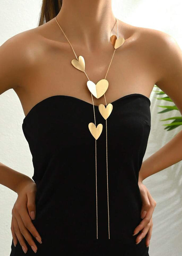 Heart Shape Y-Necklace