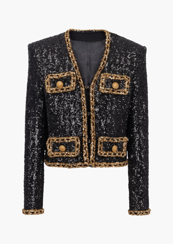 Erendira Sequin Embroidery Blazer