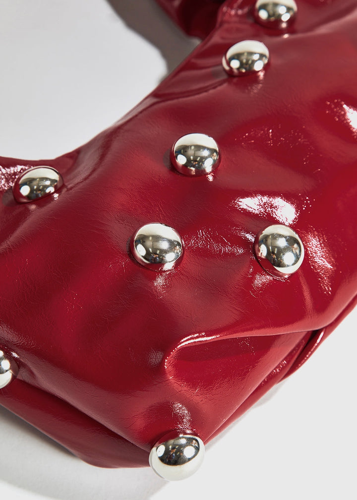 Rounded Studded Armpit Bag