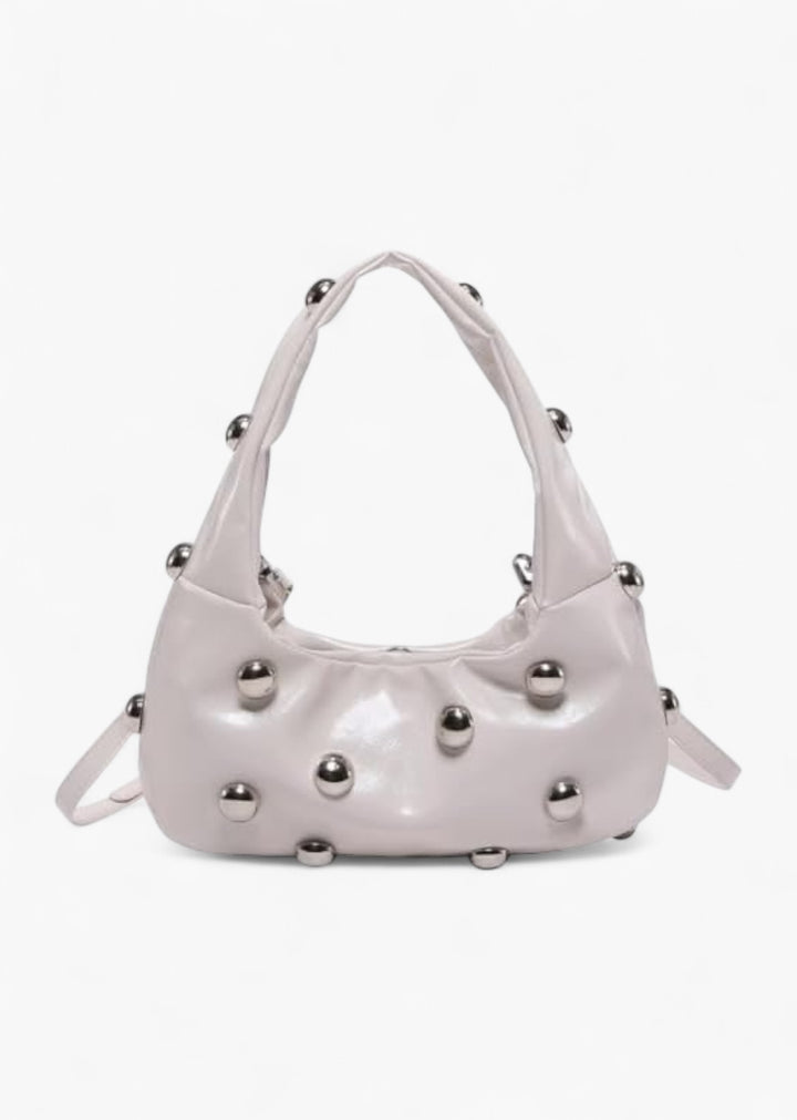 Rounded Studded Armpit Bag