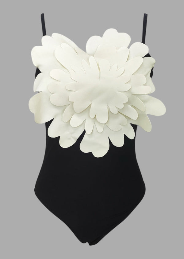 Big 3D Flower Detail Monokini